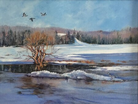 Marilyn Rife Over The Valley 9x12 $275